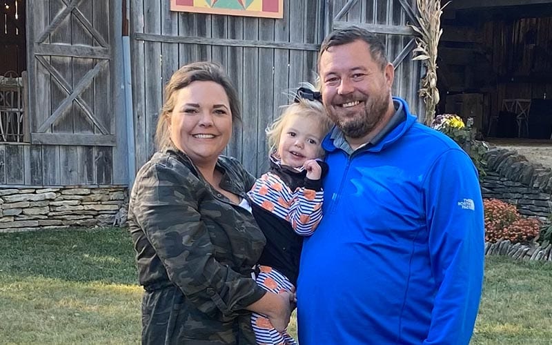 Brittany Knue and Family