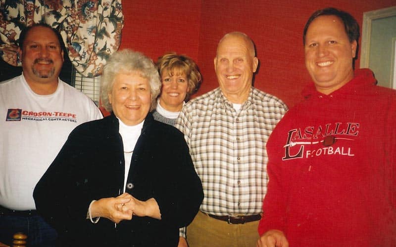 The Keller Family - Jeff, Betty, Jane, Whitey and Judge